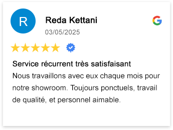 Reviews des prestations de nettoyage de vitres à Casablanca disponibles sur le site
